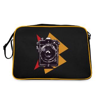 Appareil photo vintage esthétique et appareil photo rétro - Sac Retro - noir/or - Dos