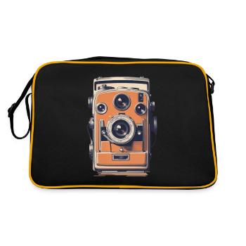 Appareil photo vintage esthétique rétro appareil photo - Sac Retro - noir/or - Dos