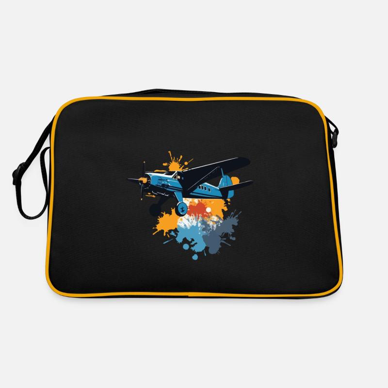 Model Airplane Pilot Airplane Hobby Design Retro Bag