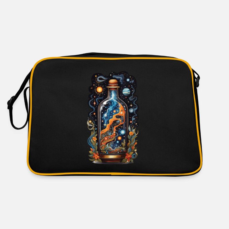 Galaxie en bouteille Boho Style esthétique Sac Retro