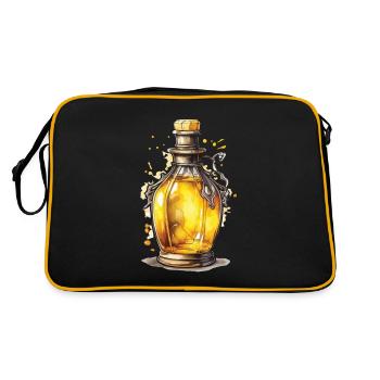 Magic Potion Aesthetic Gamer Design Streetwear - Retro Bag - black/gold - Back