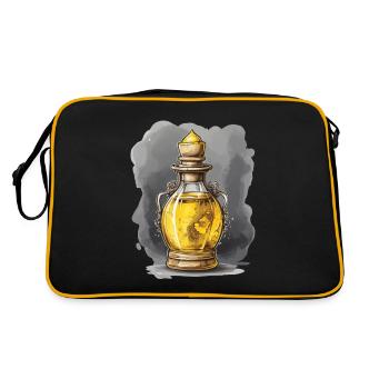 Magic Potion Aesthetic Gamer Design Streetwear - Retro Bag - black/gold - Back