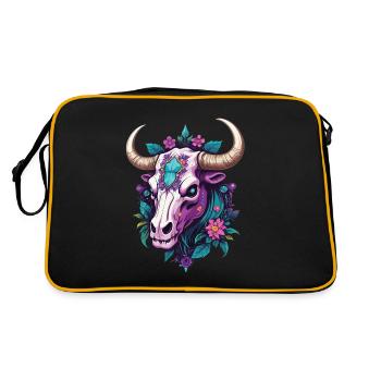 Bull Skull Spiritual Mandala Dream Catcher - Retro Bag - black/gold - Back