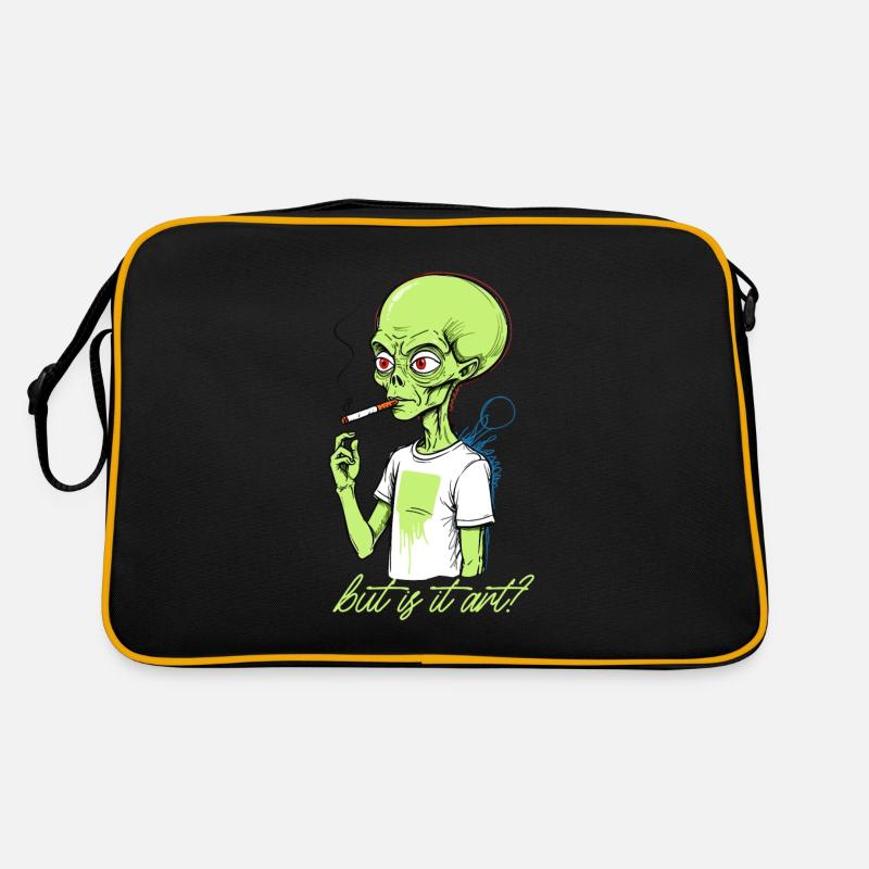 Drôle de dicton extraterrestre mais c’est de l’art Sac Retro