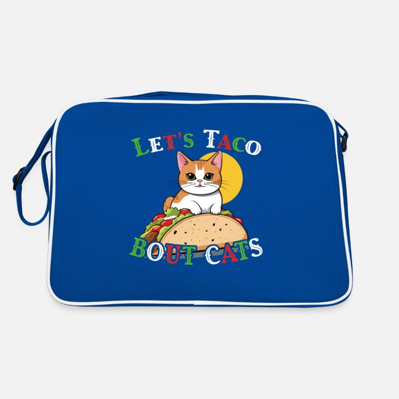 Drôle de chat taco Cinco De Mayo mexicain Sac Retro