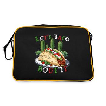 Drôle de tacos Dicton Cinco De Mayo Mexicain - Sac Retro - noir/or - Dos