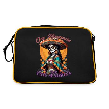 Drôle de Margarita Design Cinco De Mayo Lover - Sac Retro - noir/or - Dos