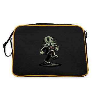 Drôle Cthulhu Politicien Drôle Cthulhu - Sac Retro - noir/or - Dos