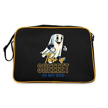 Funny Ghost Saying Occult Halloween Ghost - Retro Bag - black/gold - Back