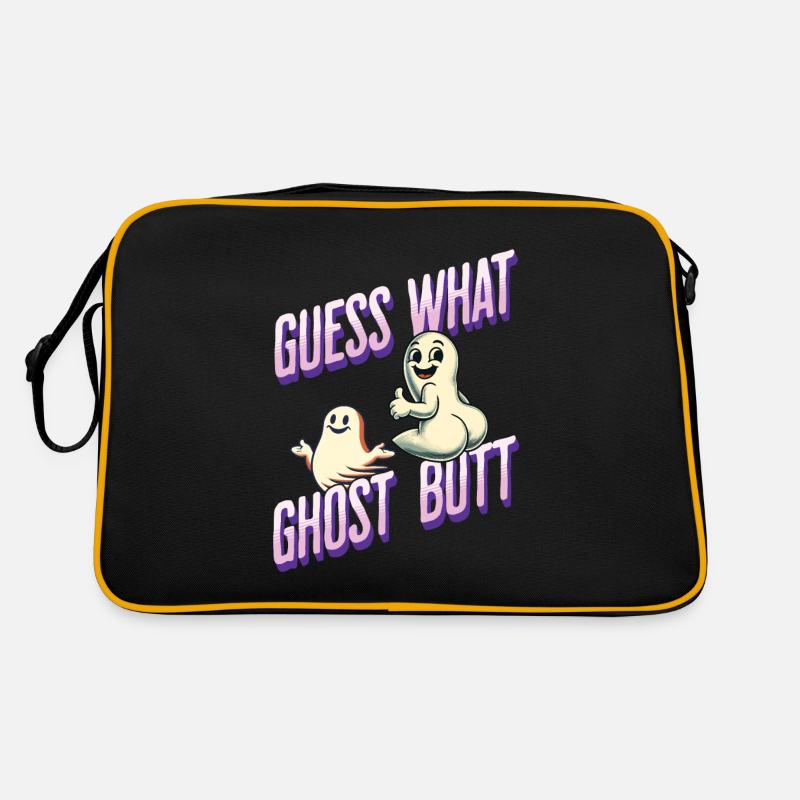 Halloween Costume Ghosts Butt Funny Saying Retro Bag