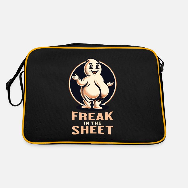 Freak dans la feuille drôle de conception fantôme Sac Retro