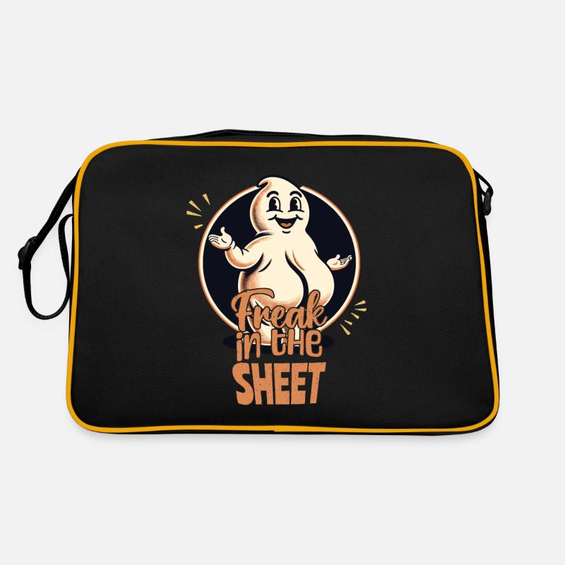 Freak sous la feuille Funny Ghost Design Sac Retro