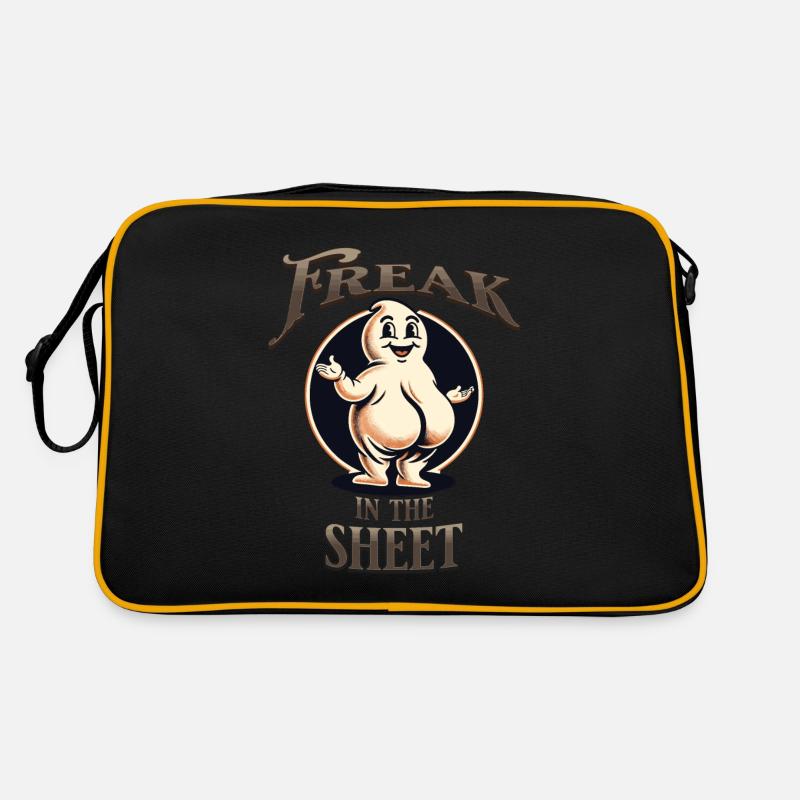 Freak Under The Sheet Drôle Ghost Design Sac Retro