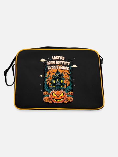Theres Some Horrors In This House - Retro Bag - black/gold - Back