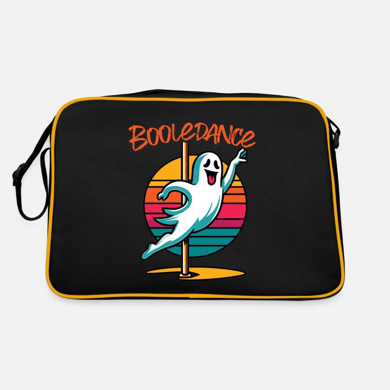 Funny Boolean Dance Saying Pole Dance Ghost Retro Bag