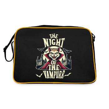 La nuit du chat vampire : le mysticisme - Sac Retro - noir/or - Dos