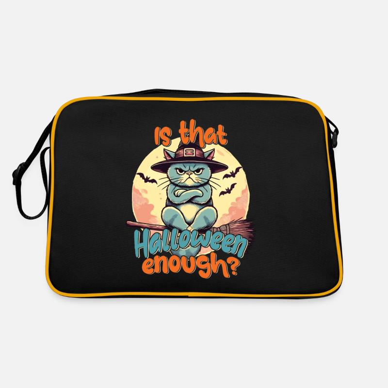 Est-ce que l’Halloween suffit ? Plaisir des chats Sac Retro