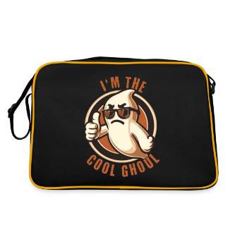 I’m The Cool Ghost Halloween Fun - Sac Retro - noir/or - Dos