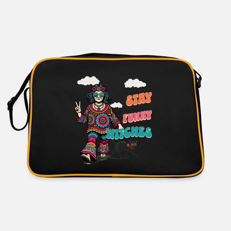 Halloween Costume Witch Lover Design Retro Bag