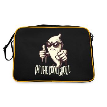 I’m The Cool Ghost Halloween Fun - Sac Retro - noir/or - Dos