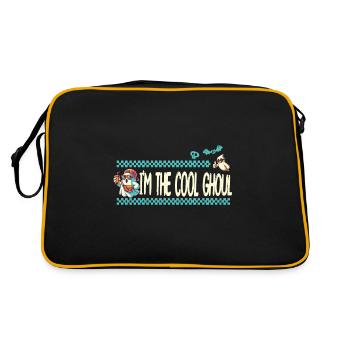 I’m The Cool Ghost Halloween Fun - Sac Retro - noir/or - Dos