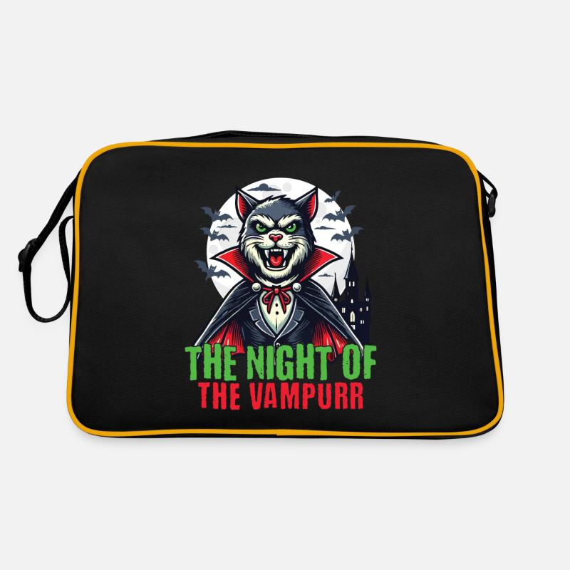 Chat vampire La nuit du vampire Sac Retro