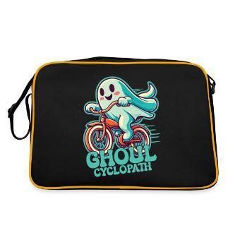 Aventure amusante en vélo fantôme - Sac Retro - noir/or - Dos