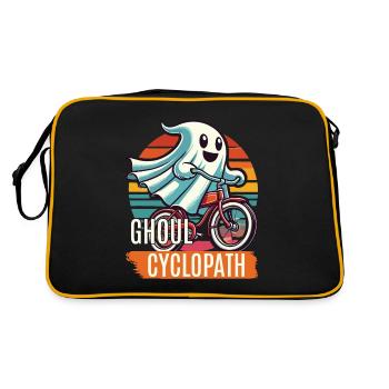 Ami fantôme à vélo - Sac Retro - noir/or - Dos