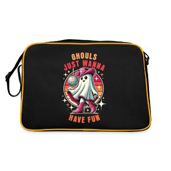 Les goules veulent juste s’amuser Retro Disco - Sac Retro - noir/or - Dos