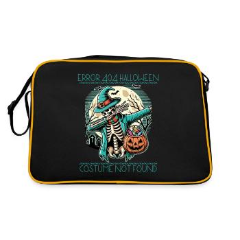 Erreur d’horreur 404 Costume d’Halloween introuvable - Sac Retro - noir/or - Dos