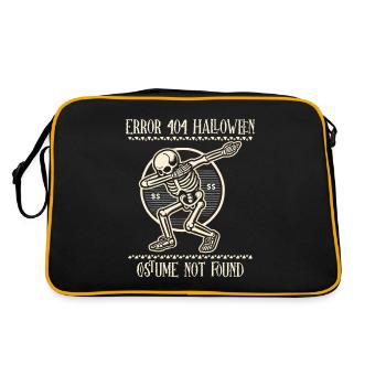 Erreur d’humour 404 Costume d’Halloween introuvable - Sac Retro - noir/or - Dos