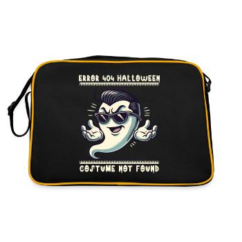 Erreur drôle 404 Costume d’Halloween introuvable - Sac Retro - noir/or - Dos