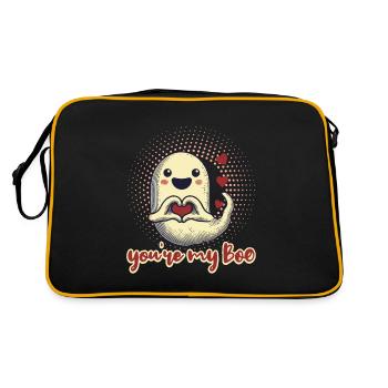 You're My Boo Ghost Love - Retro Bag - black/gold - Back