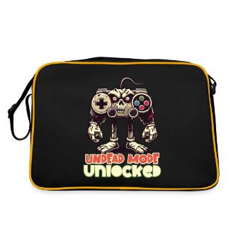 Zombie Gaming Controller: Untoter Modus - Retro Tasche - Schwarz/Gold - Hinten