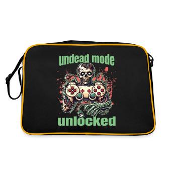 Zombie Gaming Controller: Untoter Modus - Retro Tasche - Schwarz/Gold - Hinten