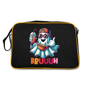 Ghost avec Broth Attitude pour les fantômes cool - Sac Retro - noir/or - Dos