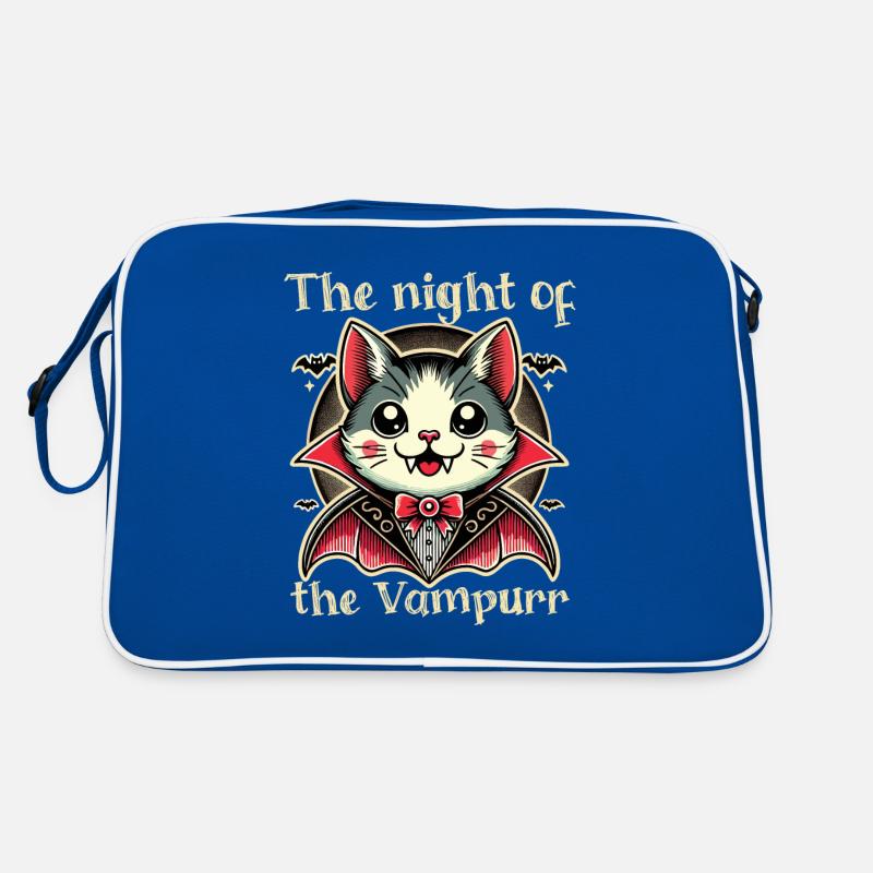 Kawaii Vampire Chat Nuit Du Vampire Sac Retro