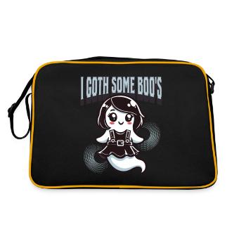 Halloween Gothic Girl I Got Boo’s - Sac Retro - noir/or - Dos