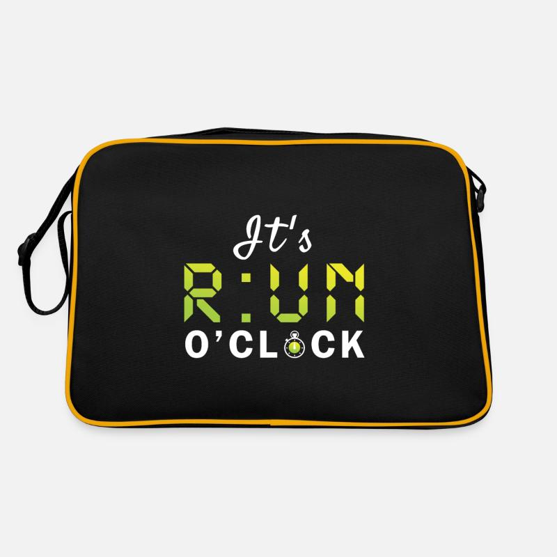 Funny Runner Jogger Running Athletics Run Retro Bag
