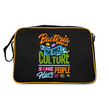 Bacteria Biology Biochemistry Chemistry Microbiology - Retro Bag - black/gold - Back