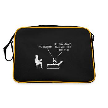 Huit 8 maths maths maths thérapeute - Sac Retro - noir/or - Dos
