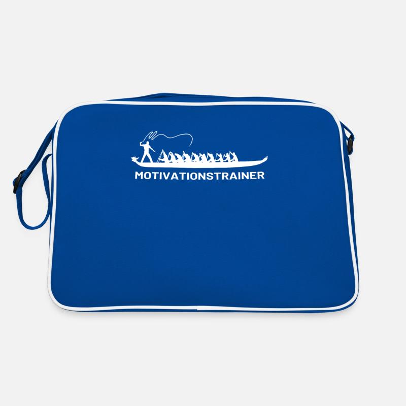 Motivationsstrainer Drachenboot Retro Tasche