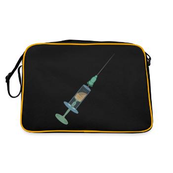Vaccination à la seringue Vaccination à la seringue - Sac Retro - noir/or - Dos