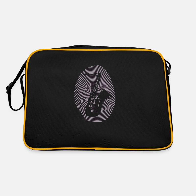 Saxofon Design Retro Tasche