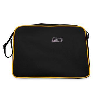 Tronçonneuse Tronçonneuse Pocket Design - Sac Retro - noir/or - Dos