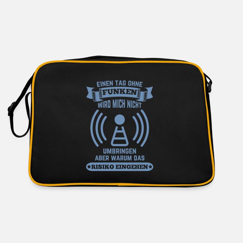Amateurfunker ein Tag ohne funken wird mich nicht Retro Tasche