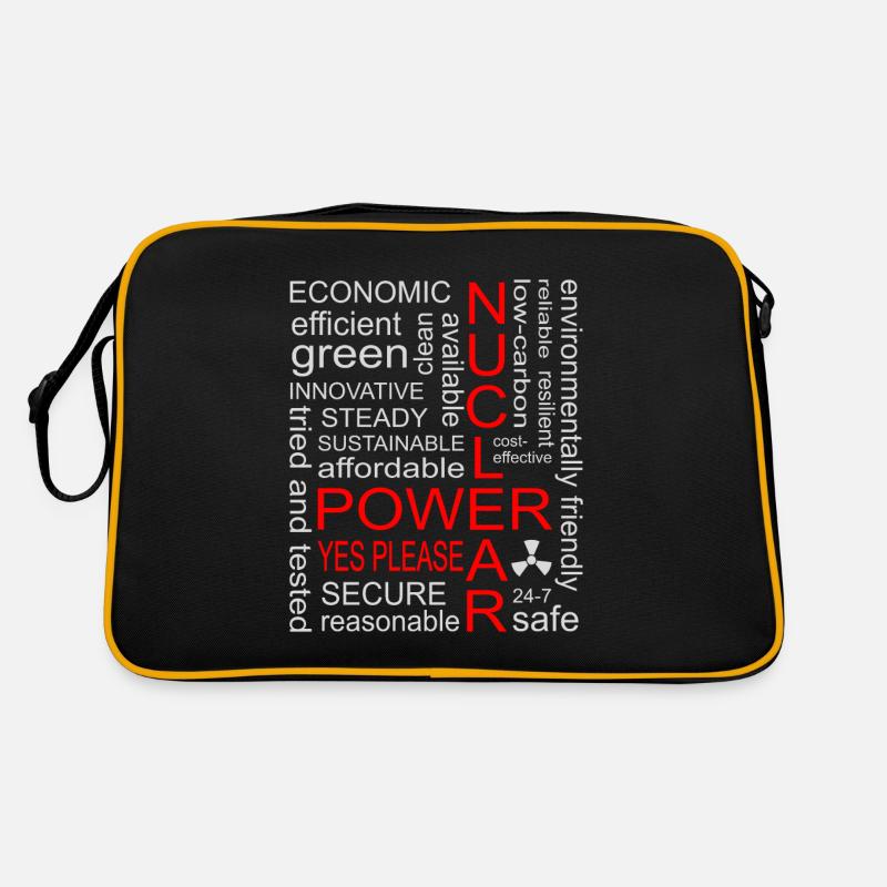 Atomkraft, Ja bitte, Kernenergie Retro Tasche