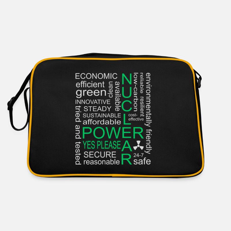 Atomkraft, Ja bitte, Kernenergie Retro Tasche