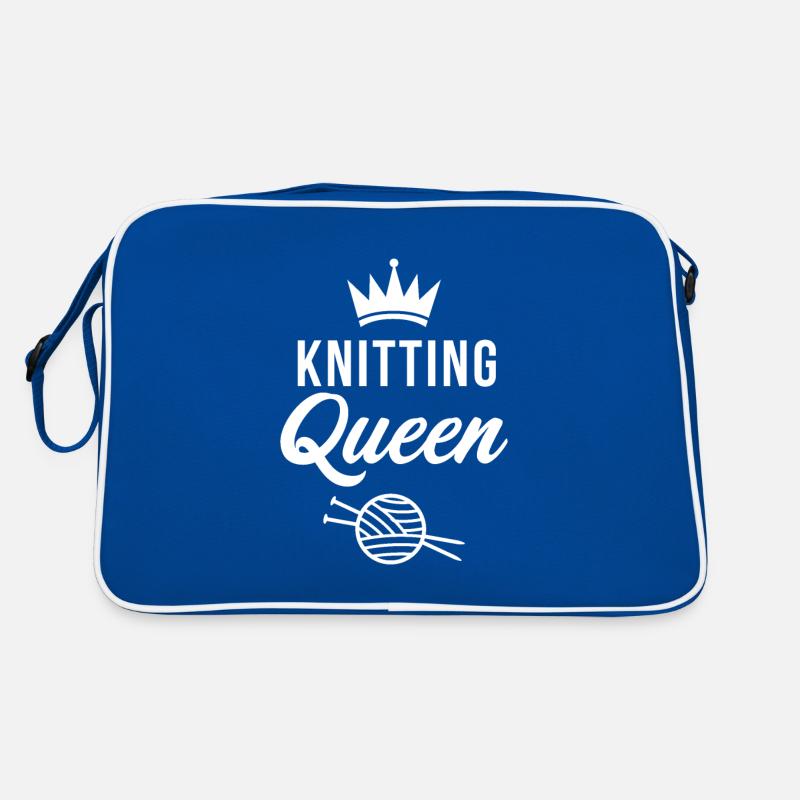 Knitting Queen Retro Bag