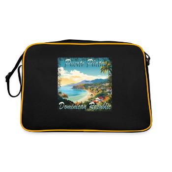 Flair estival à Puerto Plata: charme grunge de la - Sac Retro - noir/or - Dos
